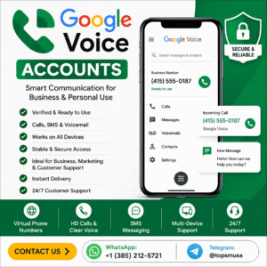 Buy Google Voice Accounts