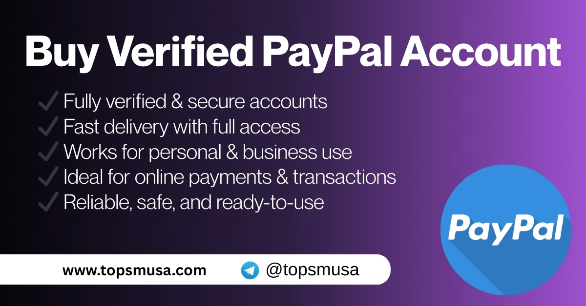 buy verified paypal account